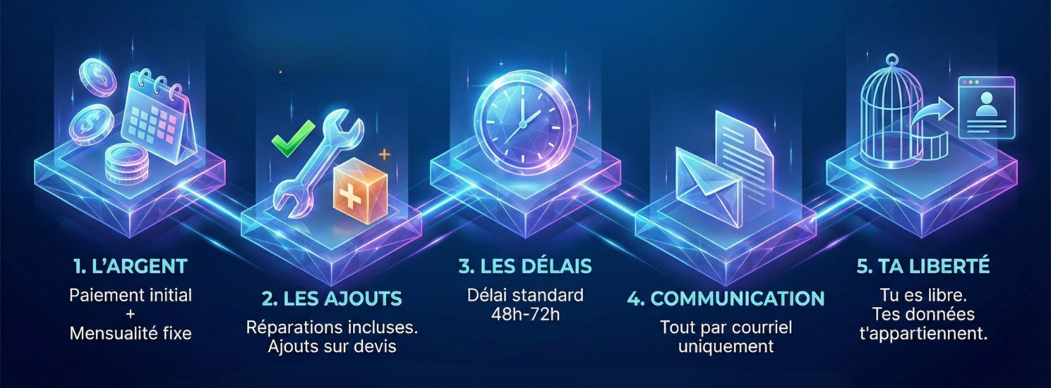 Schéma du fonctionnement Novexia